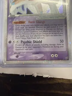 Deoxys Ex “Defense” EX Deoxys 99/107 Holo Holo Pokemon Card 2005 - Image 3