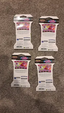Pokemon TCG x4 Fusion Strike Sleeved Booster Pack New & Sealed - Image 2