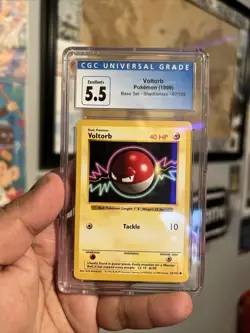 1999 Pokemon - Vintage Voltorb 67/102 - PSA Grade 5.5 - Base Set - Image 3
