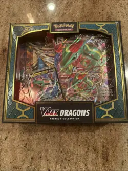 Pokemon VMax Dragons Premium Collection Box: Rayquaza & Duraludon - NEW - Image 2
