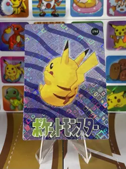 Pokemon Pikachu Vintage Pocket Monsters Vending HOLO Prism Sticker 1999 Nintendo - Image 5
