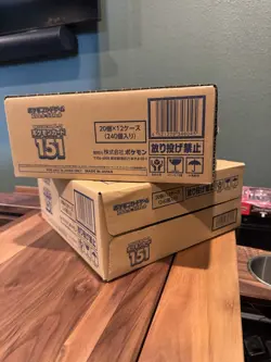 One Pokemon TCG 151 sealed Booster Box Case Japanese - 12 Boxes. US Seller - Image 1