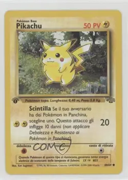 Pikachu Italian 1st Ed. Pokemon Jungle #60 1999 - Image 1