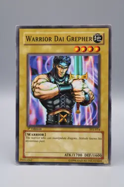 Yu-Gi-Oh! Warrior Dai Grepher 1st Edition SYE-014 - Image 4