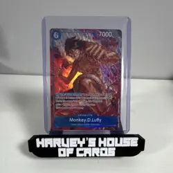Namco Monkey.D.Luffy Alternate Art Foil OP02-062 Paramount War One Piece CCG - Image 1