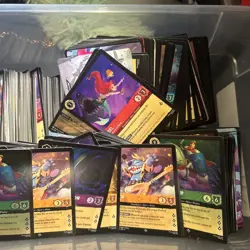 Disney Lorcana Mixed Bulk Lot 700+ C/U, R/SR, Foil & Non-Foil EN 1,2,4,5,6,7,9 - Image 2