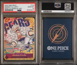 2023 One Piece Monkey D. Luffy Alt Art OP05-119 SEC PSA 10 Gem Mint English - Image 2