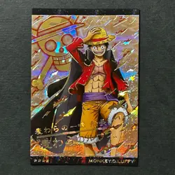 S4678 Monkey D. Luffy GR 9-02 HOLO Japanese One Piece Wafer Card Secret Rare - Image 1