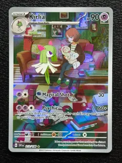 KIRLIA 212/198 S&V BASE POKEMON CARD ENGLISH SPECIAL ILLUSTRATION RARE - Image 1