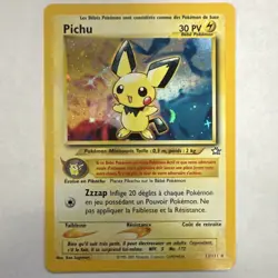 Pokemon TCG Pichu 12/111 Neo Genesis French Holo Rare Card Stock - Image 1