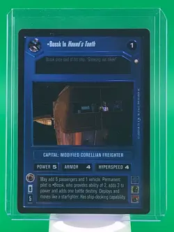 SWCCG DARK SIDE BOSSK IN HOUND'S TOOTH REFLECTIONS I FOIL CARD BLACK BORDER - Image 3