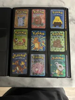 Pokemon Binder Lot Vintage Prizim Sticker 144 Cards - Image 2
