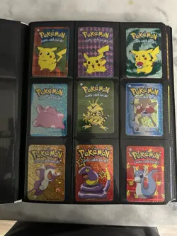 Pokemon Binder Lot Vintage Prizim Sticker 144 Cards - Image 4