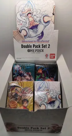 One Piece Card Game Double Pack Bundle 4x Sealed Boxes DP-01 DP-02 DP-03 DP-05 - Image 4