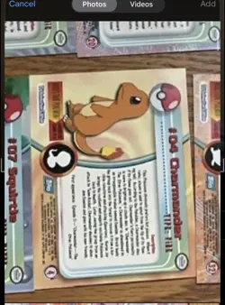 Topps TV Animation - Charmander #04 - Blue Logo - Pokemon Card - Series 1 - NM - Image 2