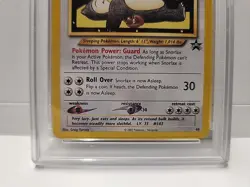 PSA 8 NM/MT Pokemon League Snorlax Z #49 WOTC Black Star Promo Card 2002 - Image 3
