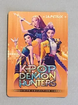 NEW! KPop Demon Hunters Exquisite Collection Card - Zoey - SR Rarity #011 HOLO - Image 2