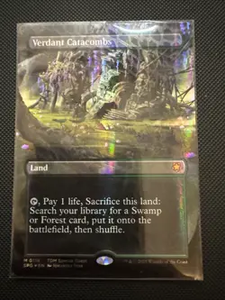 Verdant Catacombs (Borderless) (Dragonscale Foil) Special Guests Foil - Image 1
