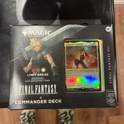 Magic The Gathering Final Fantasy VII Commander Deck CLOUD Limit Break MTG FF - Image 1