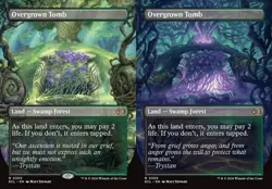 Overgrown Tomb // Overgrown Tomb - Extended Art ECL NM MTG - Image 1