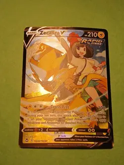 Pokemon Sword & Shield Silver Tempest Zeraora V TG16/TG30 Trainer Gallery - Image 3