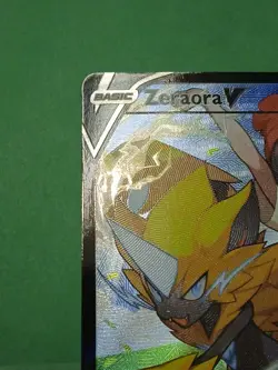 Pokemon Sword & Shield Silver Tempest Zeraora V TG16/TG30 Trainer Gallery - Image 5