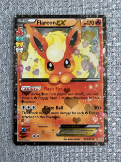 Pokemon Flareon EX RC6/RC32 Generations Radiant Collection Holo English - Image 1