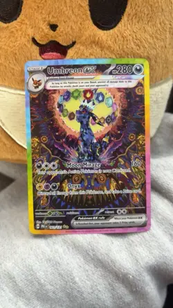 Pokemon Umbreon ex Sv: Prismatic Evolutions Special Illustration Rare 161/131 E. - Image 1