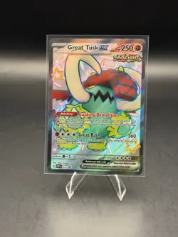 Great Tusk ex SVP72 - Pokemon Scarlet & Violet Black Star Promo - NM - Image 1