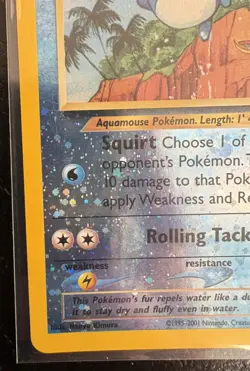 2001 Pokemon - Marill Reverse Holo Southern Islands Expansion 11/18 - WOTC Rare - Image 3