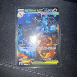 Pokemon Mega Evolution Phantasmal Flames Charizard X EX 125/094 NM - Image 1