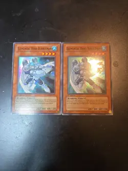 YUGIOH ELEMENTAL HERO BUBBLEMAN YSDJ-EN017 1ST SUPER X2 - Image 1