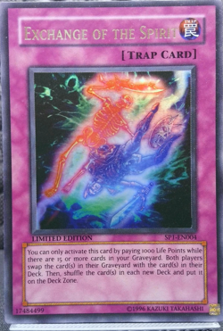 Yugioh Exchange of the Spirit SP1-EN004 Ultra Rare NM - Image 1