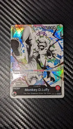 NM Monkey D Luffy (001) (Parallel) L Starter: Deck EX: Gear 5 ST21-001 One Piece - Image 1