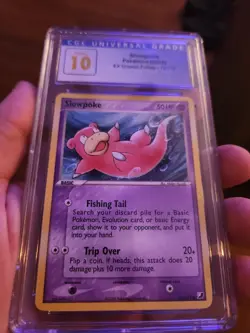 (POP 1) CGC 10 PRISTINE Slowpoke 72/115 EX Unseen Forces Pokemon Card - Image 2