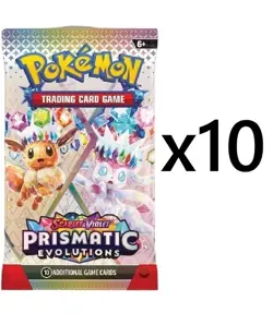 x10 Pokemon TCG Prismatic Evolutions Booster Packs *Factory Sealed* - Image 1