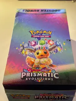 Pokemon TCG Prismatic Evolutions Booster Bundle Display English - Factory SEALED - Image 1