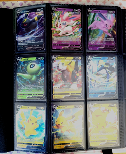 Pokemon Cards lot binder & collection 90 cards! (READ DESCRIPTION) SwSh & SV - Image 1