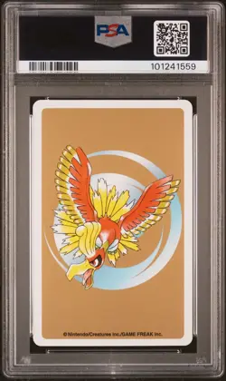 2000 POKEMON GOLD VERSION PLAYING CARDS ACE OF DIAMONDS #158 TOTODILE PSA 9 - Image 2