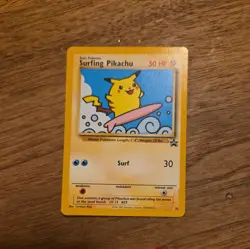 Pokemon TCG Surfing Pikachu VMAX Surf 30 50 HP Card - Image 3