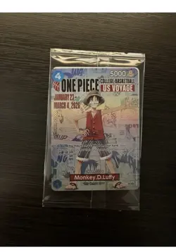 One Piece Monkey D. Luffy US College Basketball Card In Hand Ships now Lot Of 7 - Image 1