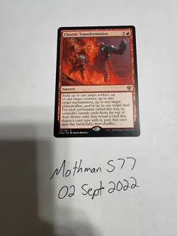 Chaotic Transformation Rare Dominaria United MTG In Hand Magic Card - Image 1