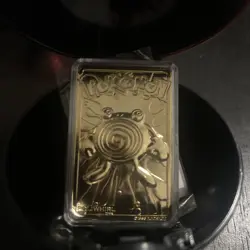 Pokemon Limited Edition 1999 Poliwhirl 23K Gold Plated Trading Card W Certificat - Image 1