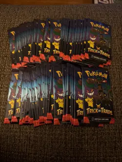 Pokemon TCG Trick or Trade Booster Packs 2024 Halloween Card Lot Bundle X60 - Image 1