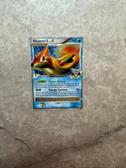 Pokemon TCG Floatzel GL LV.X Ultra Rare Card 104/111 Rising Rivals - Image 1