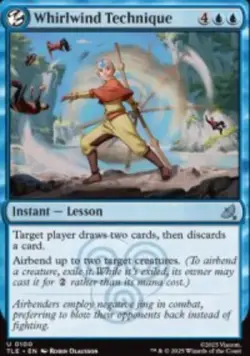 Whirlwind Technique Avatar TLE 100 MTG Reg NM - Image 1