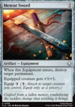 Meteor Sword Avatar TLA 258 MTG Foil NM - Image 1