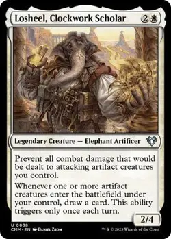 Losheel, Clockwork Scholar NM Reg Uncommon - Image 1
