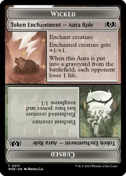 Wicked Role / Cursed Role Token NM Reg Token 17 - Image 1