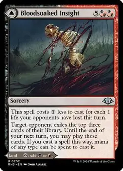 Bloodsoaked Insight NM Foil Uncommon - Image 1